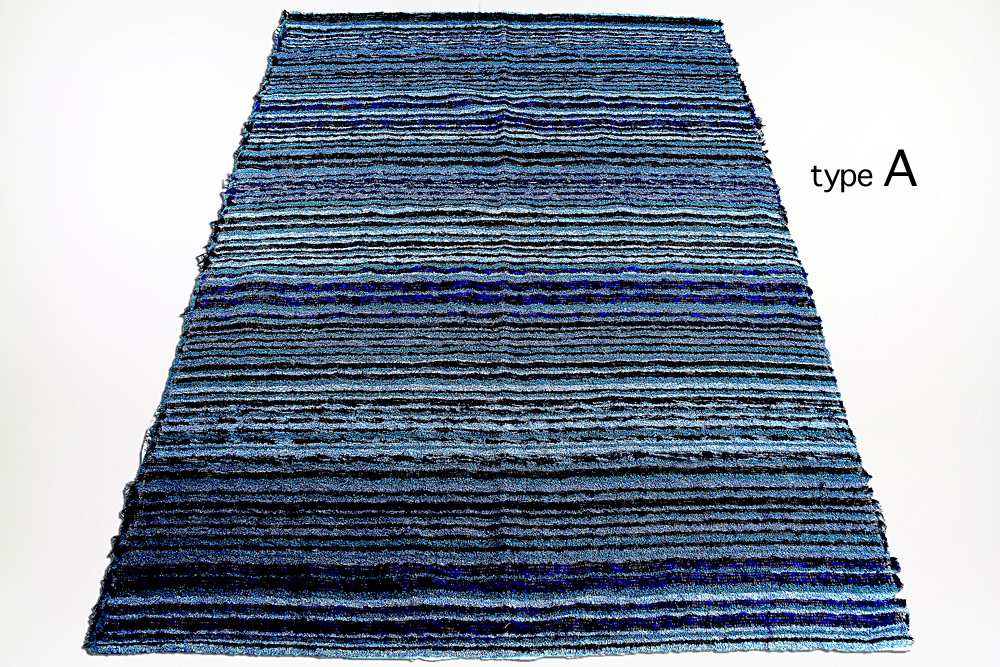 JARAPA RUG・CLASIKO / MARINE BLUE(マリンブルー) 170×240 JARAPA RUG・CLASIKO/ハラパラグ/ラグ/マット/洗濯可能商品/取扱店