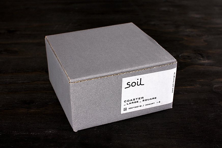 soil/ソイル/COASTER large / circle・square